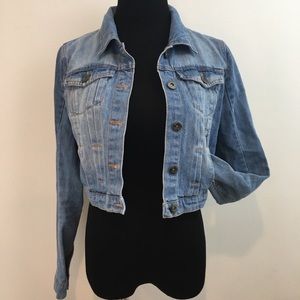 Miss Posh | Cropped Denim Jacket